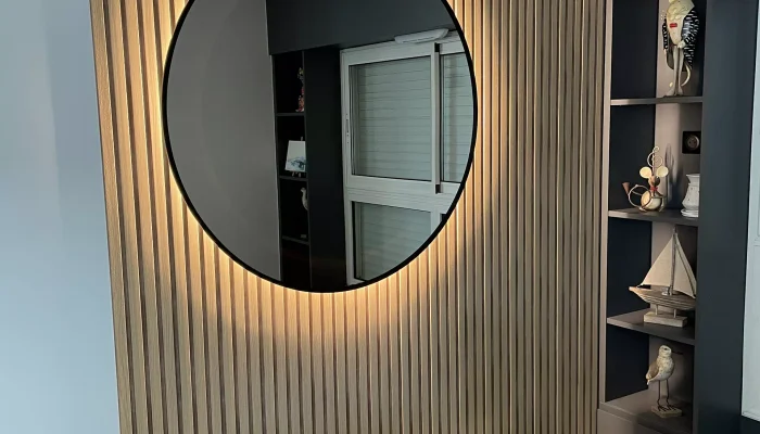 Numéro adhérent 186 décor mural bois